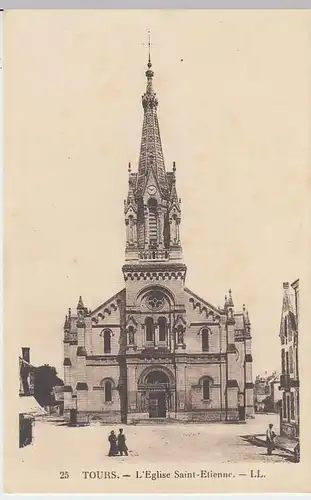 (32463) AK Tours, Saint Etienne Kirche, vor 1945