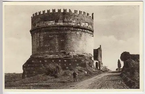 (32458) AK Rom, Roma, Grabmal der Caecilia Metella, vor 1945