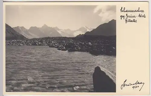 (32432) Foto AK Schrammachsee (Zillertal) gegen Greiner-Mösele