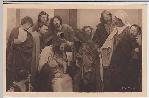 (32418) AK Passionsspiele Oberammergau 1922, Salbung