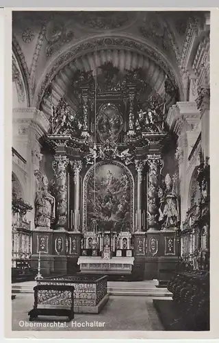 (32366) Foto AK Obermarchtal, Klosterkirche, Hochaltar, 1928