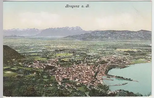 (32337) AK Bregenz a. B., Panorama, vor 1945