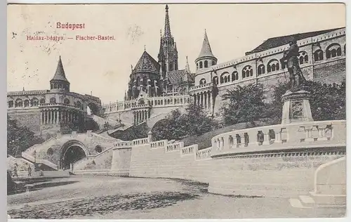 (32329) AK Budapest, Fischer-Bastei, vor 1945