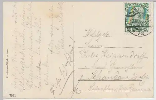 (32324) AK Wien, Parlament am Franzensring, 1909