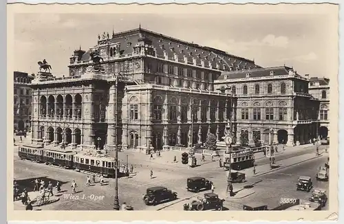(32320) Foto AK Wien, Oper, 1942
