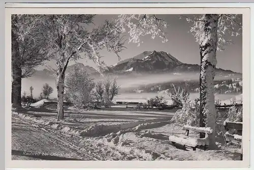 (32262) Foto AK Oberstdorf, Ansicht im Rauhreif, 1942