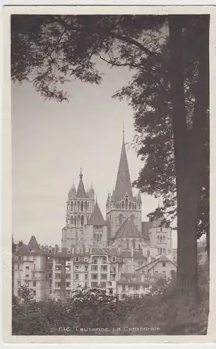 (32257) Foto AK Lausanne, Kathedrale, 1932