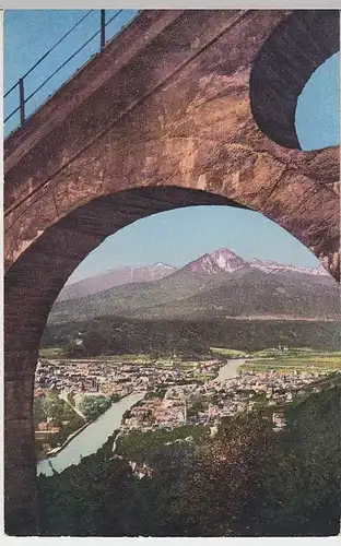 (32196) AK Innsbruck, Viadukt Hungerburgbahn, vor 1945