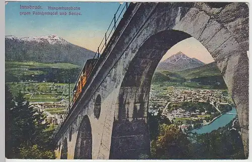 (32185) AK Innsbruck, Hungerburgbahn, vor 1945