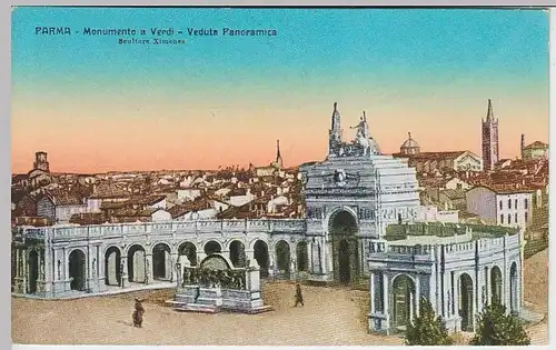 (32184) AK Parma, Verdi Monument, vor 1945