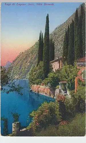 (32178) AK Oria, Luganersee, Villa Brusati, vor 1945