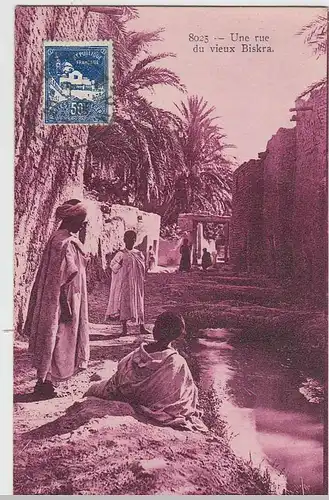 (32153) AK Biskra, Straße, 1930