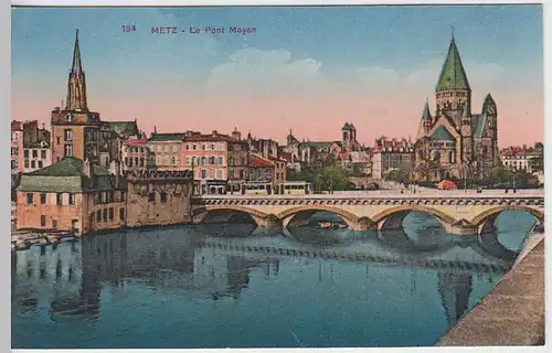 (32104) AK Metz, Pont Moyen, 1940