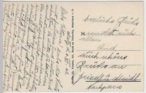 (32104) AK Metz, Pont Moyen, 1940