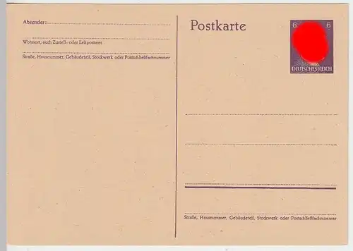 (31926) Ganzsache DR 6 Pf 1940er unbenutzt