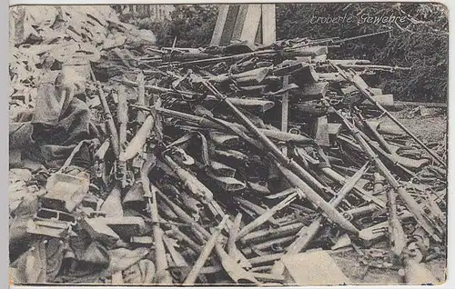 (32005) AK Militaria "Eroberte Gewehre", 1914-18