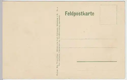 (31993) AK Montreux, westlicher Kriegsschauplatz, Feldpostkarte 1914-18