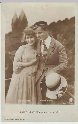 (31982) Foto AK "O alte Burschenherrlichkeit" m. M.Zelenka, W.Slezak