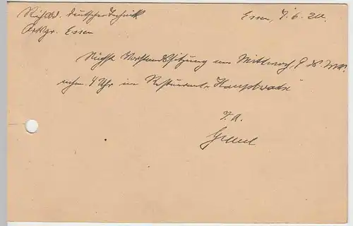 (31884) Ganzsache DR 1920