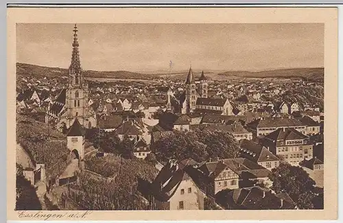 (31970) AK Esslingen a.N., Panorama, 1926