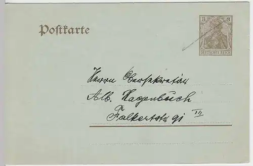 (31844) Ganzsache DR um 1900