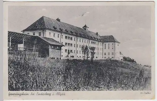(31791) AK Lindenberg i. Allgäu, Genesungsheim, 1942