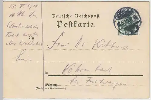 (31768) Künstler AK Säckingen, 1910