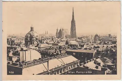 (31638) Foto AK Wien, Panorama, 1940