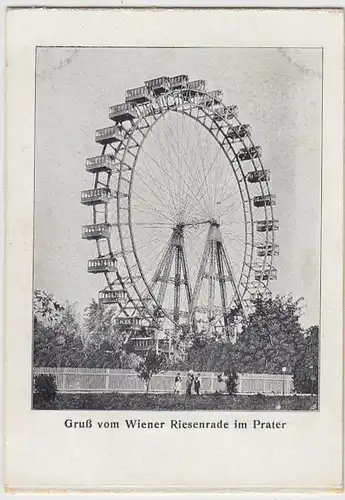 (31632) AK Gruß vom Wiener Riesenrade im Prater, vor 1945