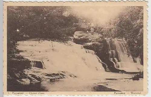 (31619) AK Paraguay, Wasserfall, vor 1945