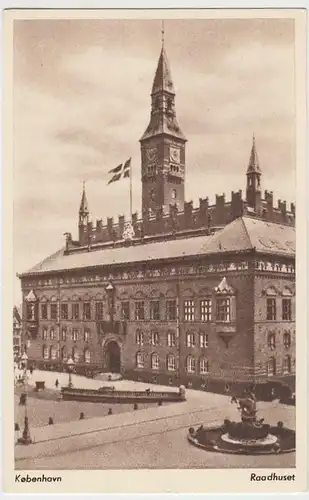 (31618) AK Kopenhagen, Kobenhavn, Rathaus