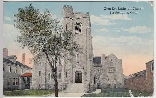 (31615) AK Steubenville (Ohio), Zion church, 1919