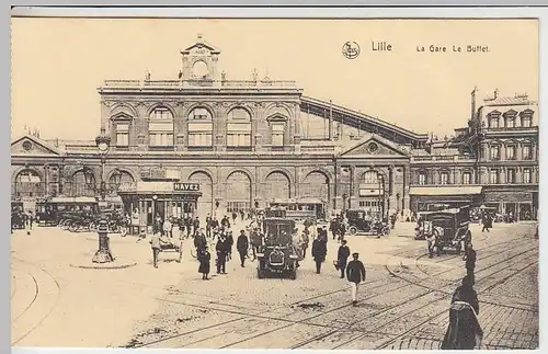 (31578) AK Lille, Bahnhof, vor 1945