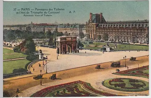 (31577) AK Paris, Arc de Triomphe du Carrousel im Tuileries-Park, vor 1945