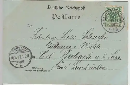 (31473) AK Gruss aus Charlottenburg, Polytechn. Hochschule, 1897