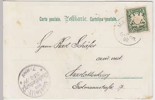 (31412) Künstler AK E.Döcker jun.: Frau mit Kind auf Bank, 1899