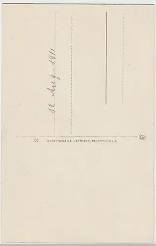 (31356) AK Straßburg, Strasbourg, Münster, Romanischer Teil, 1911