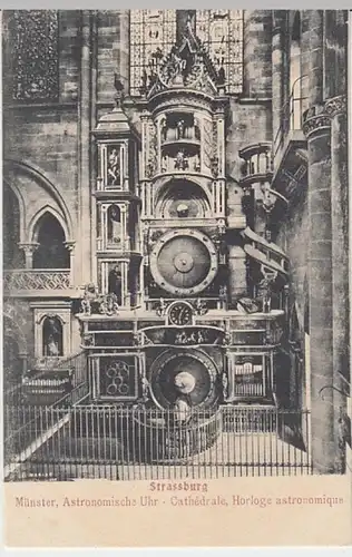 (31328) AK Straßburg, Strasbourg, Astronomische Uhr, 1907