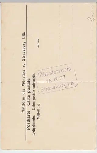 (31328) AK Straßburg, Strasbourg, Astronomische Uhr, 1907