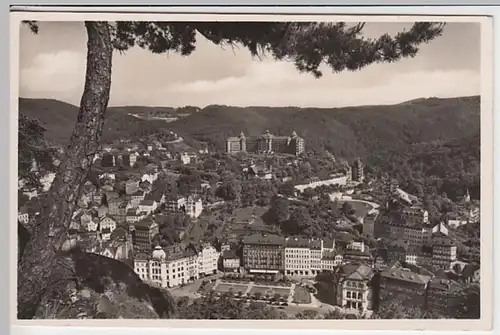 (31304) Foto AK Karlsbad, Karlovy Vary, Blick vom Hirschensprung, 1942