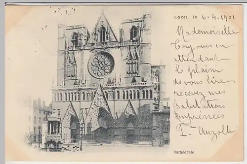 (31237) AK Lyon, Kathedrale, 1901