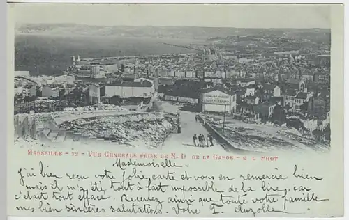(31230) AK Marseille, Panorama, 1901