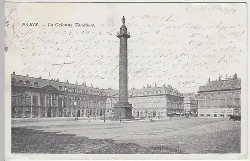(31227) AK Paris, Siegessäule Colonne Vendome, 1904
