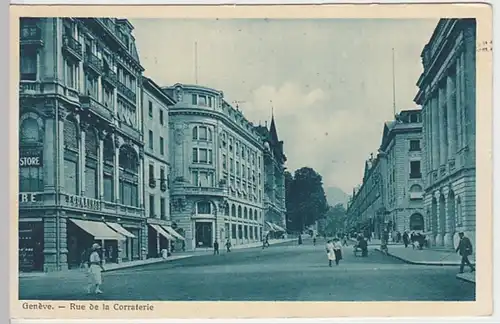 (31212) AK Genf, Geneve, Rue de la Corraterie, 1925