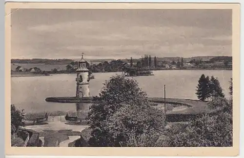 (31185) AK Moritzburg (Sachs.), Großteich mit Hafen, 1944
