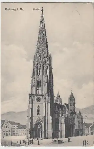 (31172) AK Freiburg i.Br., Münster, 1911