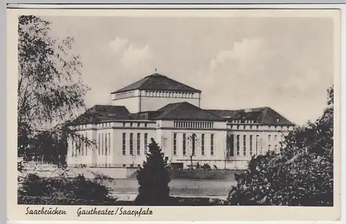 (31113) AK Saarbrücken, Gautheater Saarpfalz, 1941