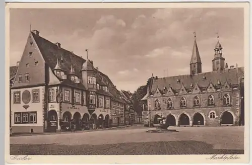 (31105) AK Goslar, Marktplatz, 1933