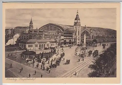 (31042) AK Hamburg, Hauptbahnhof 1910/20er