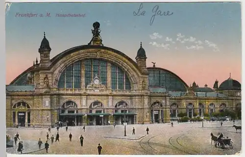 (31062) AK Frankfurt a.M., Hauptbahnhof, vor 1945